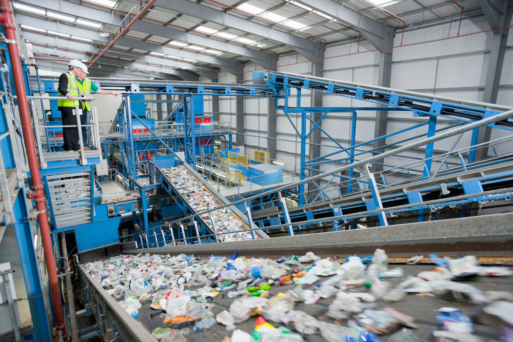 recycling-being-sorted-in-factory